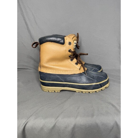 High Sierra Thermolite Insulated Lace Up Winter Duck Boots Size 6M Steel Shank - Picture 3 of 9